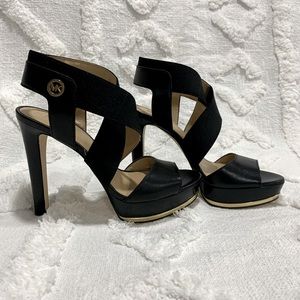 Michael Kors Black Platform Sandals size 7M